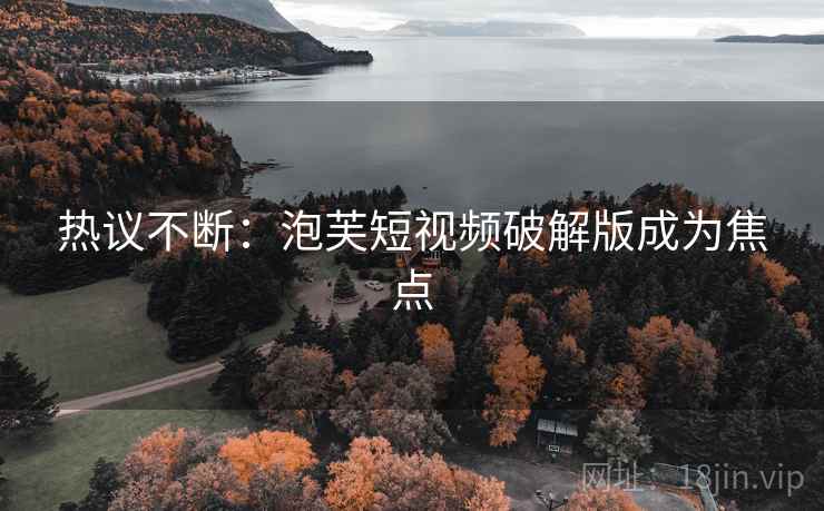 热议不断：泡芙短视频破解版成为焦点